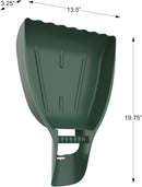 Leaf Scoops Hand Rakes - Lightweight, Durable Grabber Tool for Scooping Up Leaves, Spreading Mulch, Gardening, and Yard Work by Pure Garden (Green)