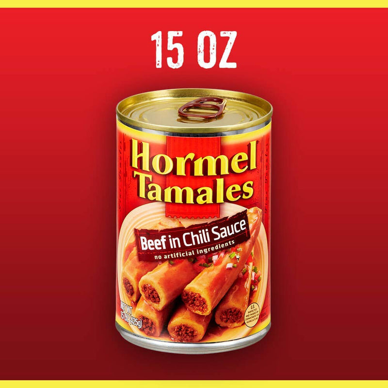 Hormel Beef Tamales 15 Oz (8 Pack)