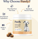 Pawfy Dog Allergy Relief Chews | Advanced Dog Licking Paws Treatment | Allergy Medicine for Dogs & Itching Skin Relief | Immune Support & Coat Defense | 30 Tasty Supplements (Bacon)